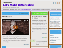 Tablet Screenshot of letsmakebetterfilms.hopeforfilm.com